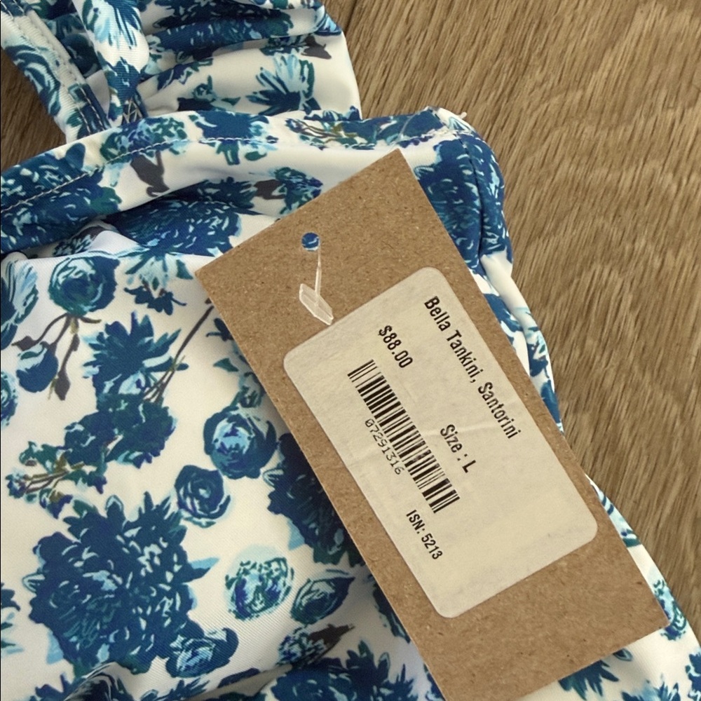 Albion Fit women’s Santorini Tankini and high waisted ruched bottoms NWT large - Picture 8 of 8